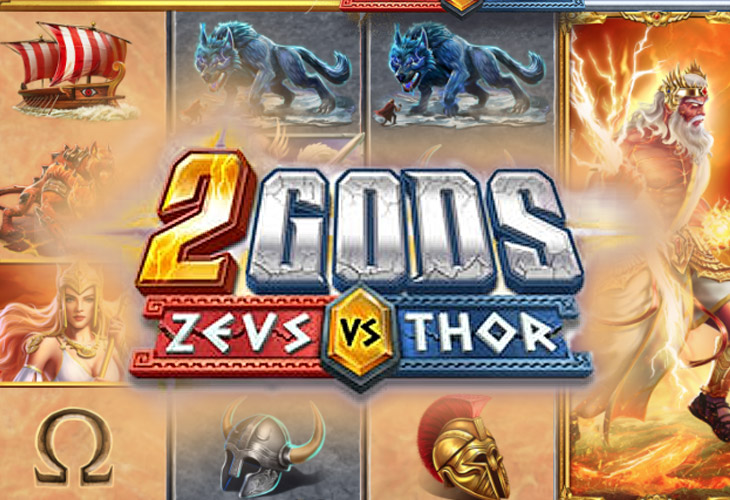 2 Gods Zeus vs Thor - 4ThePlayer slot at Fugu Casino Casino