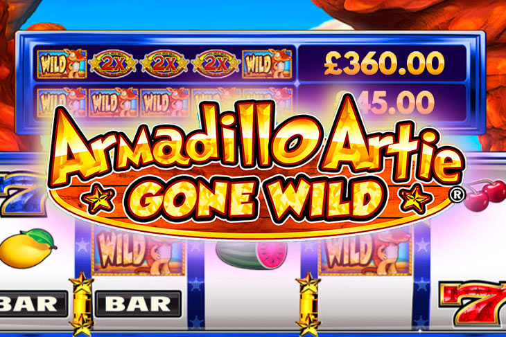 Armadillo Artie Gone Wild - DWG slot at Fugu Casino Casino
