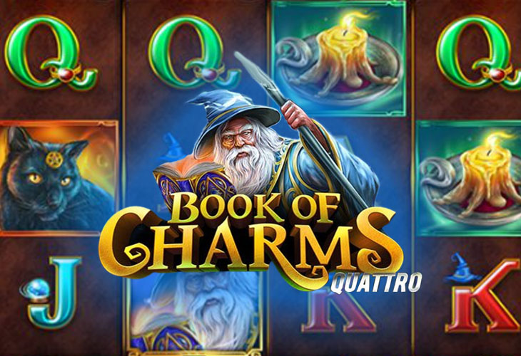 Book of Charms Quattro - Stakelogic slot at Fugu Casino Casino