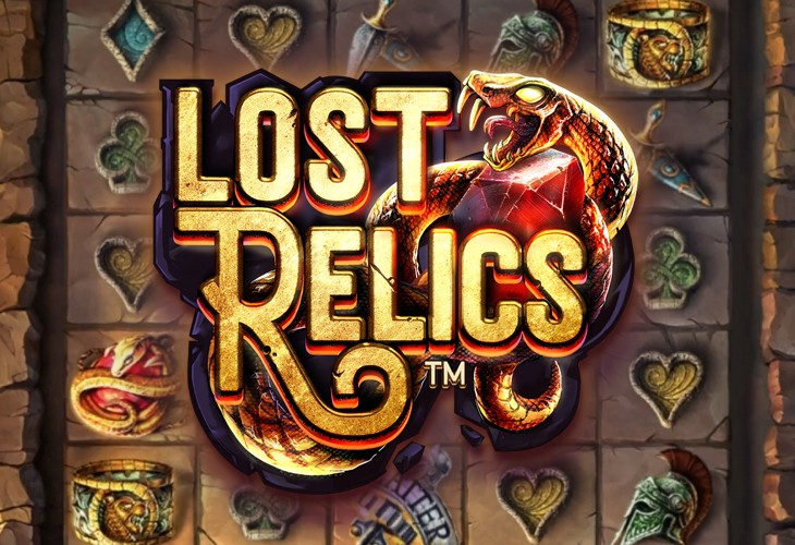 Lost Relics - NetEnt slot at Fugu Casino Casino