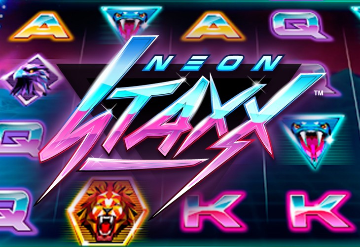 Neon Staxx - NetEnt slot at Fugu Casino Casino