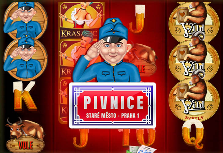 Pivnice - 5MEN slot at Fugu Casino Casino
