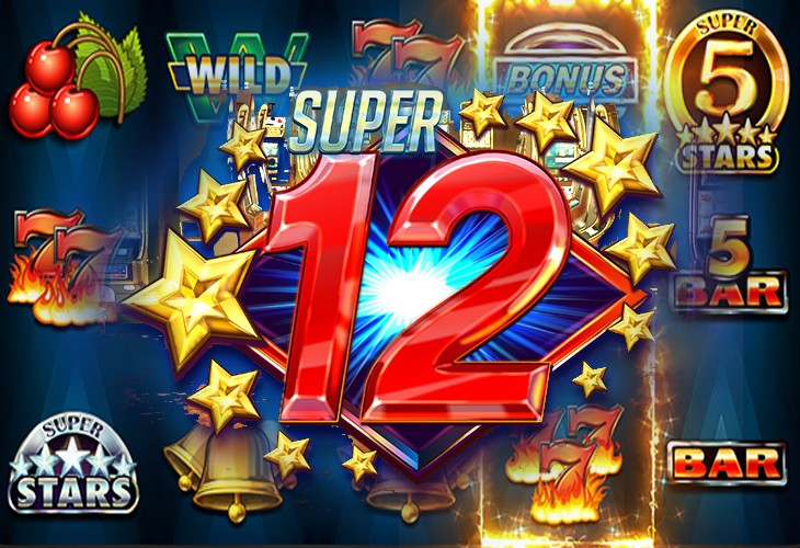 Super 12 Stars - Red Rake slot at Fugu Casino Casino