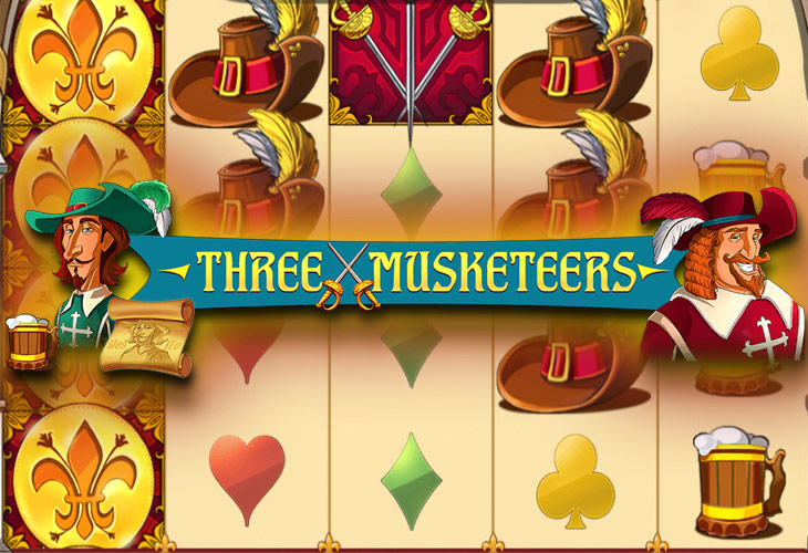 Three Musketeers - Red Tiger Gaming slot at Fugu Casino Casino